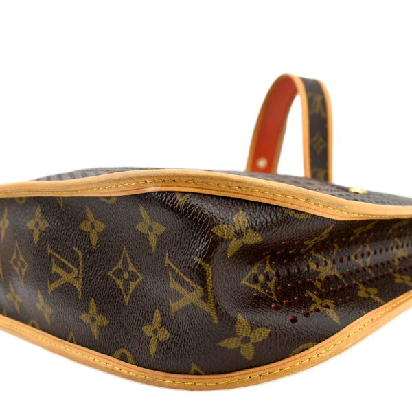 LOUIS VUITTON Perforated Musette Monogram Canvas Crossbody Bag Brown