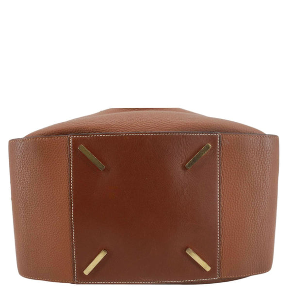 LOEWE Hammock Calfskin Leather Shoulder Bag Brown