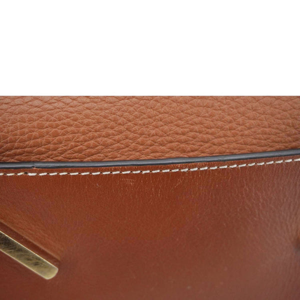 LOEWE Hammock Calfskin Leather Shoulder Bag Brown