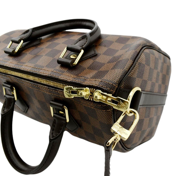 LOUIS VUITTON Speedy 25 Bandouliere Damier Ebene Shoulder Bag Brown