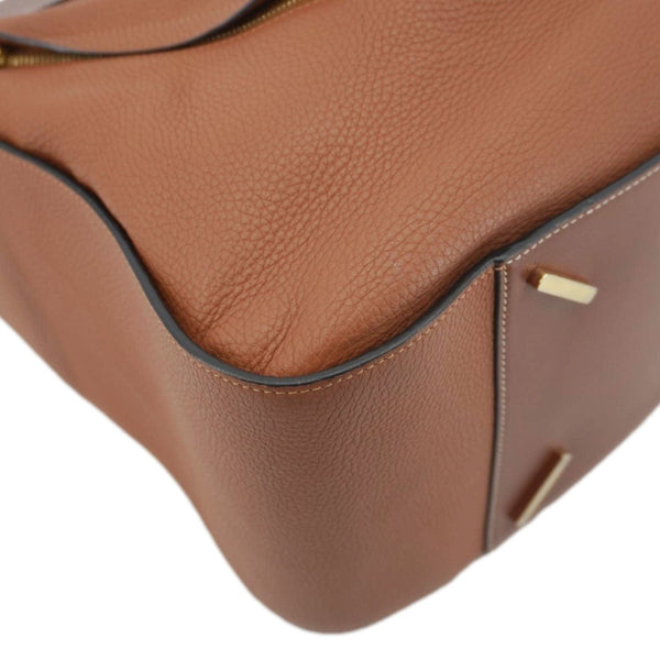 LOEWE Hammock Calfskin Leather Shoulder Bag Brown