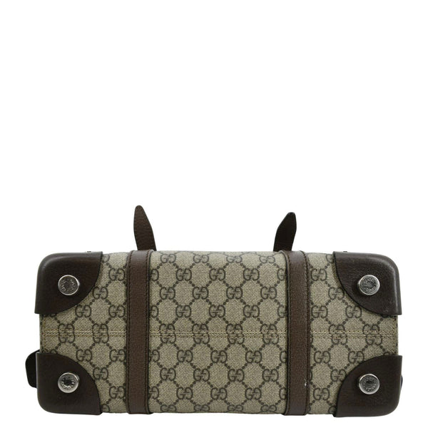 GUCCI Small GG Supreme Canvas Tote Bag Beige 643814