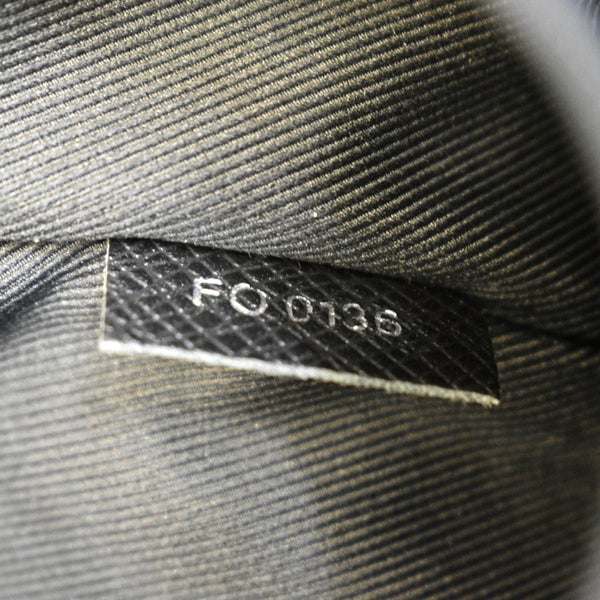 LOUIS VUITTON Grigori Pochette Taiga Leather Crossbody Bag Black