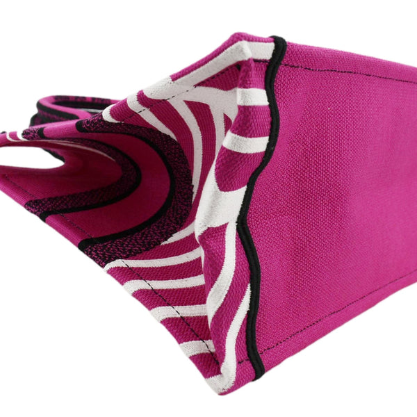 Christian Dior Butterfly Book Canvas Tote bag in Pink color