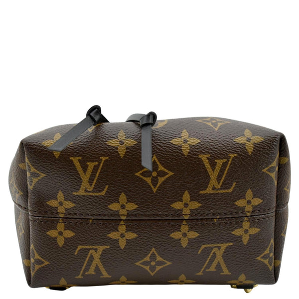 LOUIS VUITTON Montsouris BB Monogram Canvas Backpack Black