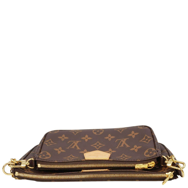 LOUIS VUITTON Multi Pochette Accessoires Monogram Canvas Crossbody Bag Brown