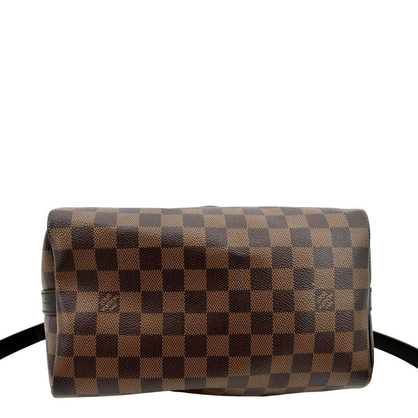 LOUIS VUITTON Speedy 25 Bandouliere Damier Ebene Shoulder Bag Brown