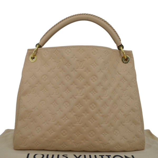 LOUIS VUITTON Artsy MM Empreinte Leather Hobo Bag Dune