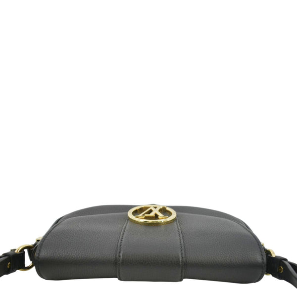 LOUIS VUITTON LV Pont 9 Soft MM Calfskin Leather Shoulder Bag Noir