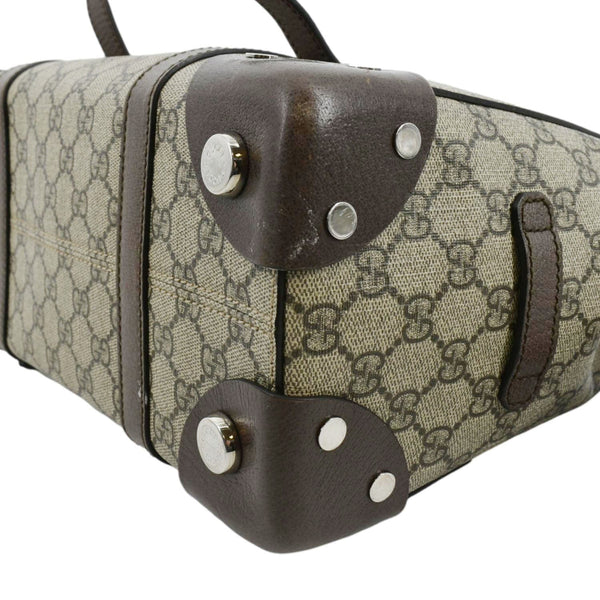 GUCCI Small GG Supreme Canvas Tote Bag Beige 643814