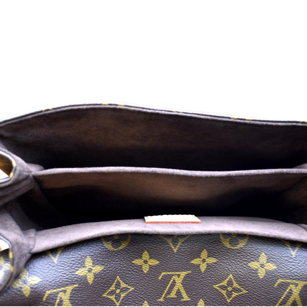 LOUIS VUITTON Metis Pochette Monogram Canvas Crossbody Bag Brown