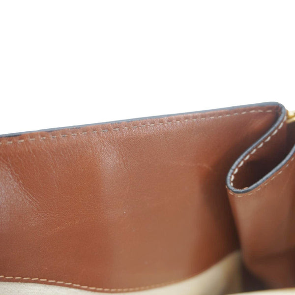 LOEWE Hammock Calfskin Leather Shoulder Bag Brown