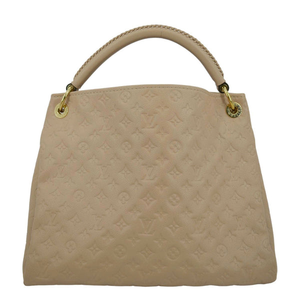 LOUIS VUITTON Artsy MM Empreinte Leather Hobo Bag Dune