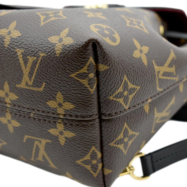 LOUIS VUITTON Montsouris BB Monogram Canvas Backpack Black