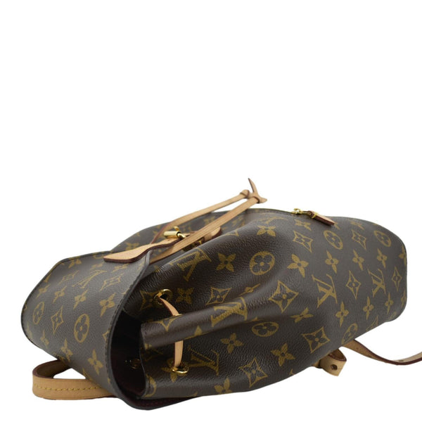 LOUIS VUITTON Montsouris PM Monogram Canvas Backpack Brown