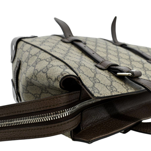 GUCCI Small GG Supreme Canvas Tote Bag Beige 643814