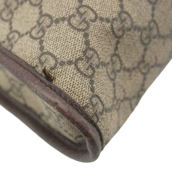 GUCCI Rajah GG Supreme Canvas Tote Shoulder Bag Beige 537219