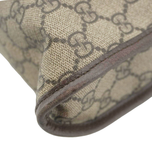 GUCCI Rajah GG Supreme Canvas Tote Shoulder Bag Beige 537219