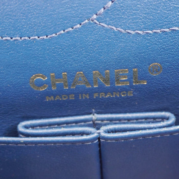 CHANEL 2.55 Reissue Double Flap Chevron Leather Shoulder Bag Pink