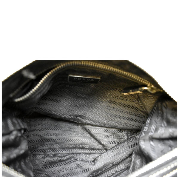 PRADA Tessuto Mini Re-Edition Nylon Shoulder Bag Black