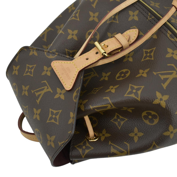 LOUIS VUITTON Montsouris PM Monogram Canvas Backpack Brown