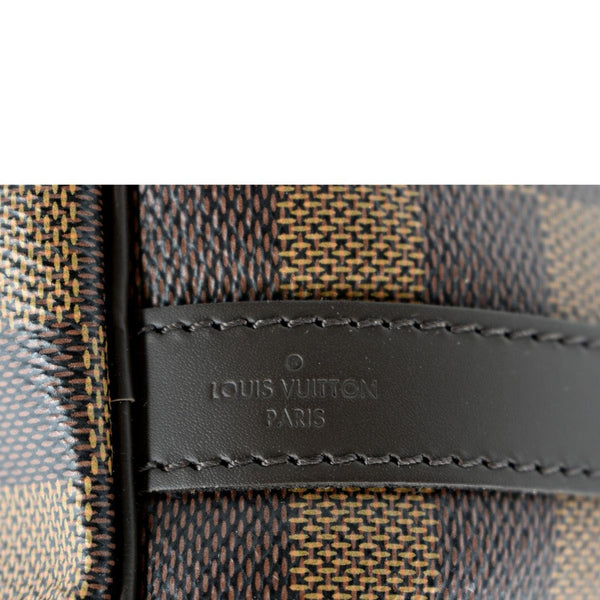 LOUIS VUITTON Speedy 25 Bandouliere Damier Ebene Shoulder Bag Brown