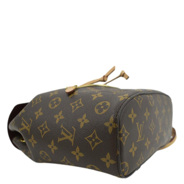 LOUIS VUITTON Montsouris PM Monogram Canvas Backpack Brown