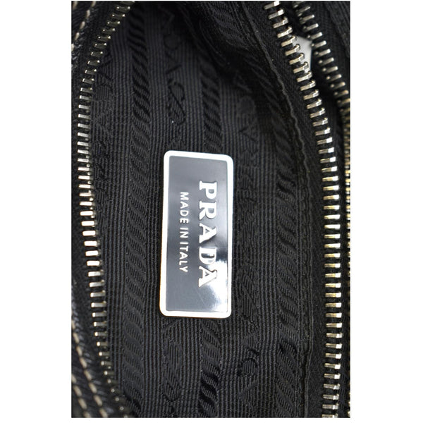 PRADA Tessuto Mini Re-Edition Nylon Shoulder Bag Black