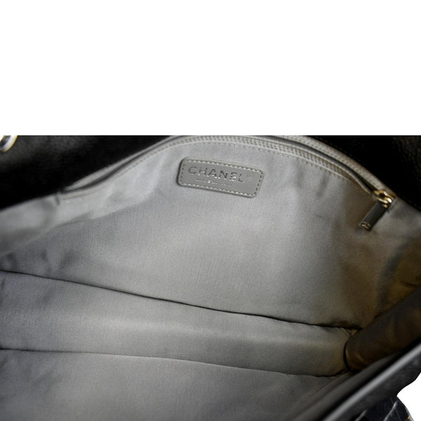 CHANEL Riviera Flap Large Quilted Caviar Leather Bag