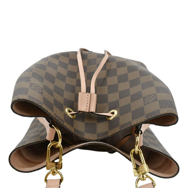 LOUIS VUITTON Neonoe Monogram Canvas Shoulder Bag Rose Ballerine