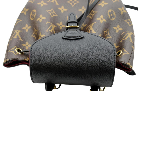 LOUIS VUITTON Montsouris BB Monogram Canvas Backpack Black