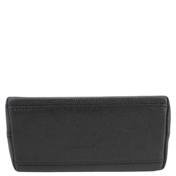 BALENCIAGA Leather Shopping Tote Shoulder Bag Black