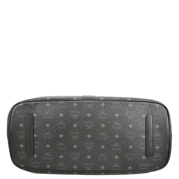 MCM Reversible Liz Large Visetos Canvas Shopper Tote Bag Black