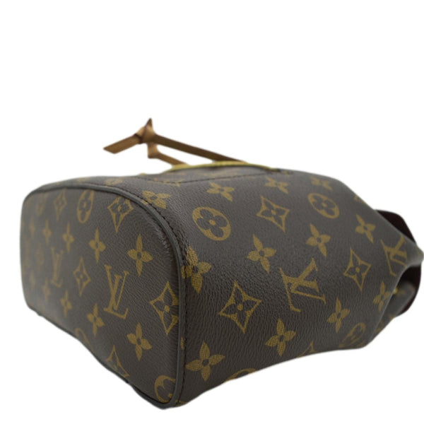 LOUIS VUITTON Montsouris PM Monogram Canvas Backpack Brown