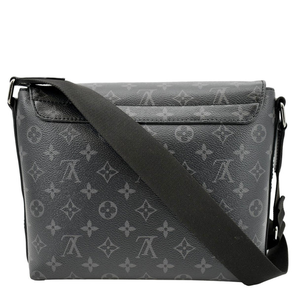 LOUIS VUITTON District PM Monogram Eclipse Messenger Bag Black