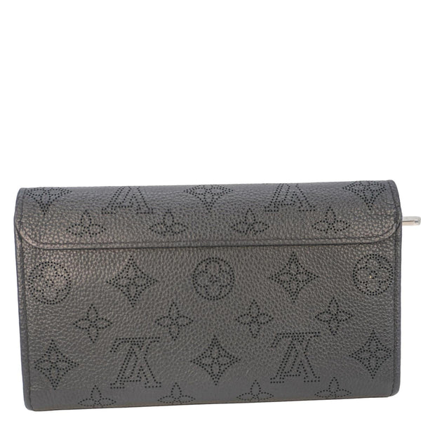 LOUIS VUITTON Iris Mahina Monogram Leather Wallet Black