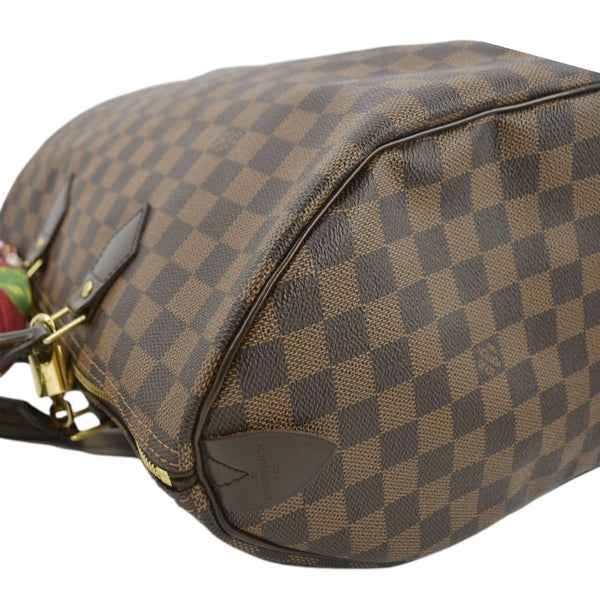 LOUIS VUITTON Speedy 30 Damier Ebene Satchel Bag Brown