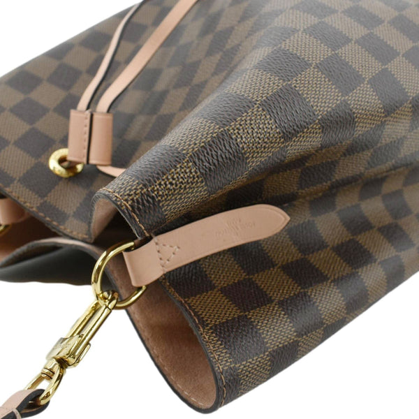 LOUIS VUITTON Neonoe Monogram Canvas Shoulder Bag Rose Ballerine