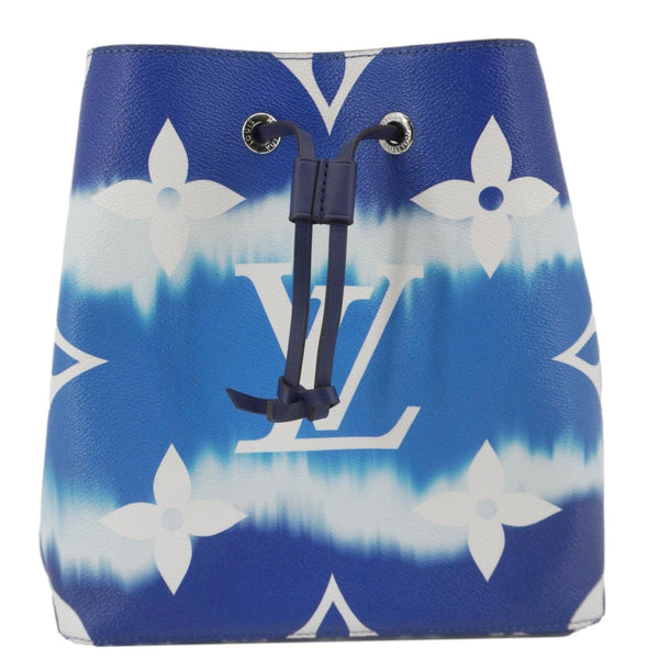 LOUIS VUITTON Escale Neonoe MM Monogram Giant Shoulder Bag Blue