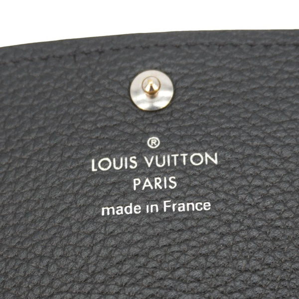 LOUIS VUITTON Iris Mahina Monogram Leather Wallet Black