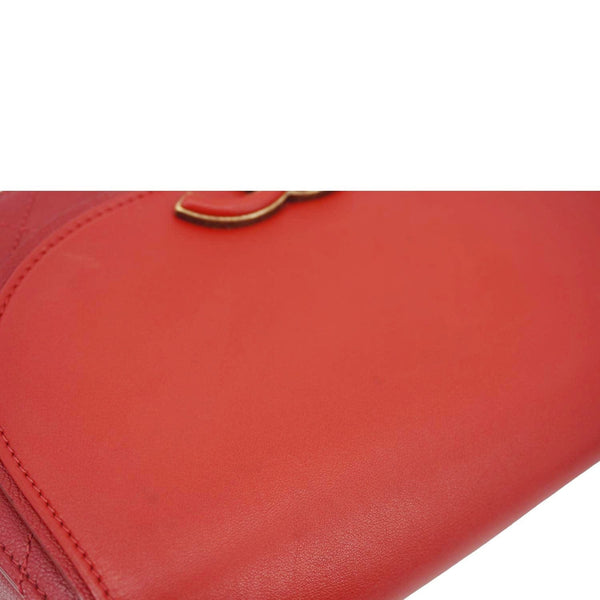 CHANEL Coco Curve Flap Small Quilted Calfskin Leather Messenger Bag Red