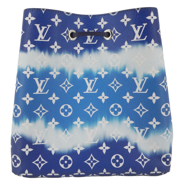 LOUIS VUITTON Escale Neonoe MM Monogram Giant Shoulder Bag Blue