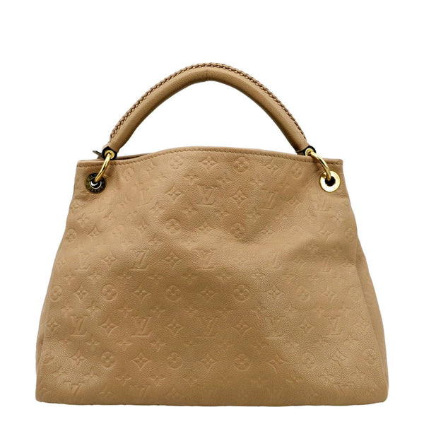 LOUIS VUITTON Artsy MM Empreinte Leather Hobo Bag Camel