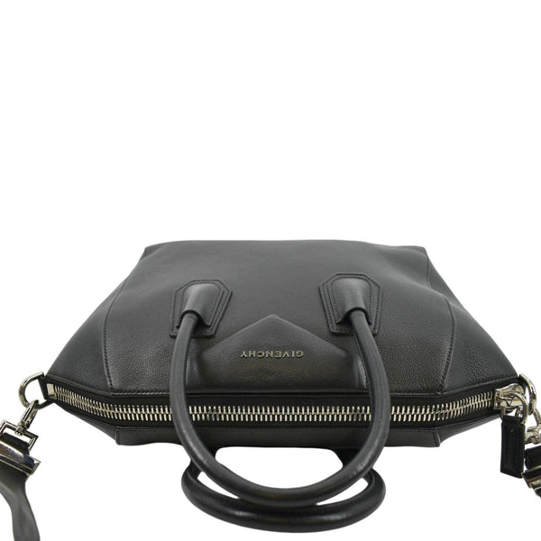 GIVENCHY Antigona Small Leather Shoulder Bag Black