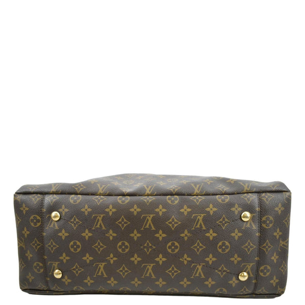 LOUIS VUITTON Artsy GM Monogram Canvas Hobo Bag Brown