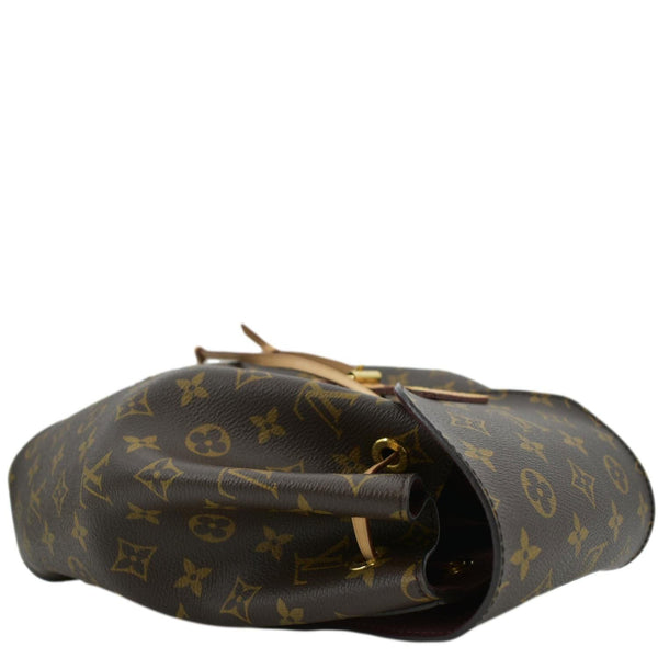 LOUIS VUITTON Montsouris PM Monogram Canvas Backpack Brown