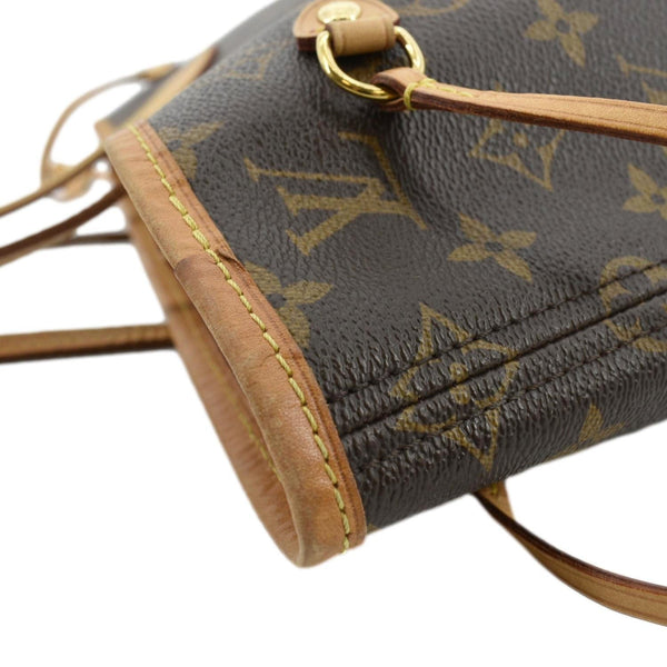 LOUIS VUITTON Neverfull MM Monogram Canvas Tote Bag Brown