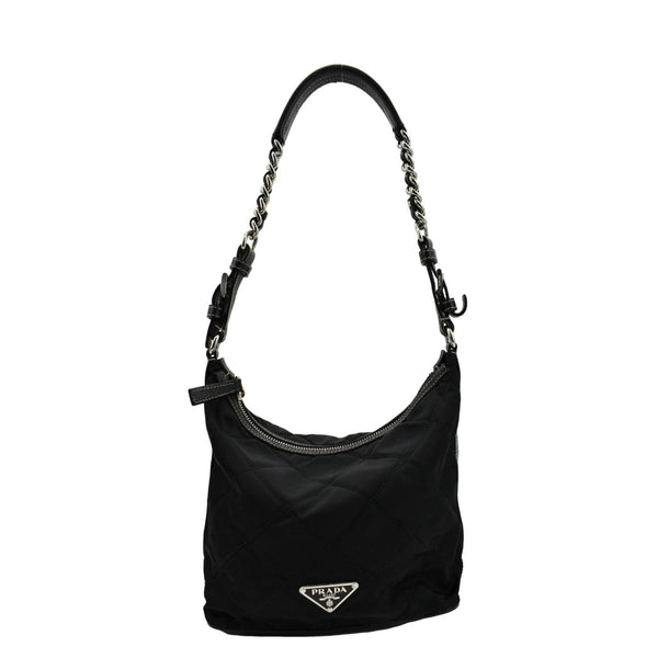 PRADA Tessuto Mini Re-Edition Nylon Shoulder Bag Black