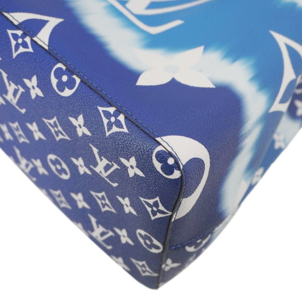 LOUIS VUITTON Escale Neonoe MM Monogram Giant Shoulder Bag Blue