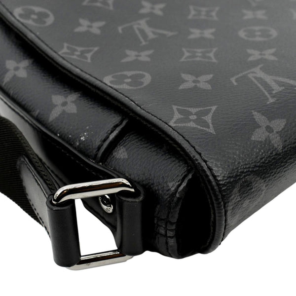 LOUIS VUITTON District PM Monogram Eclipse Messenger Bag Black